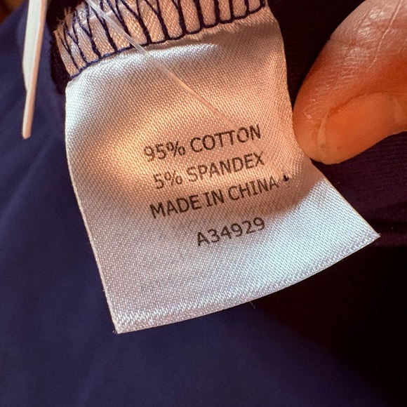 Appleseed’s Cotton Women's Navy Cardigan Sweater - Picture 7 of 9